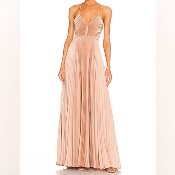 ALC Pleated Aries Dress 14 - Picture 3 of 7